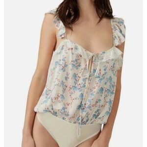 Intimately‎ Free People Take It Away Bodysuit Size M Boho Floral Sleeveless